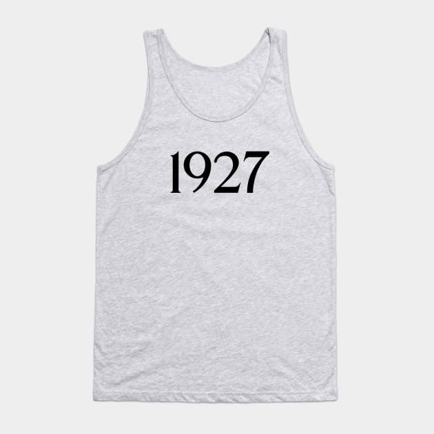 1927 Roma Black Tank Top by VRedBaller